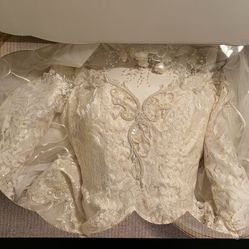 Wedding Dress And vail