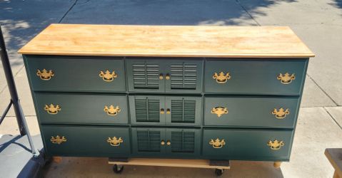 Solid maple dressor