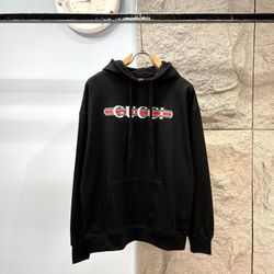 Printed hooded sweatshirt L