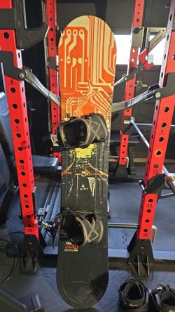 160cm Snowboard with Binding and size 10 boots