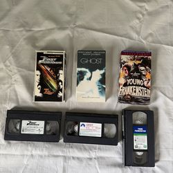 3 vhs tapes