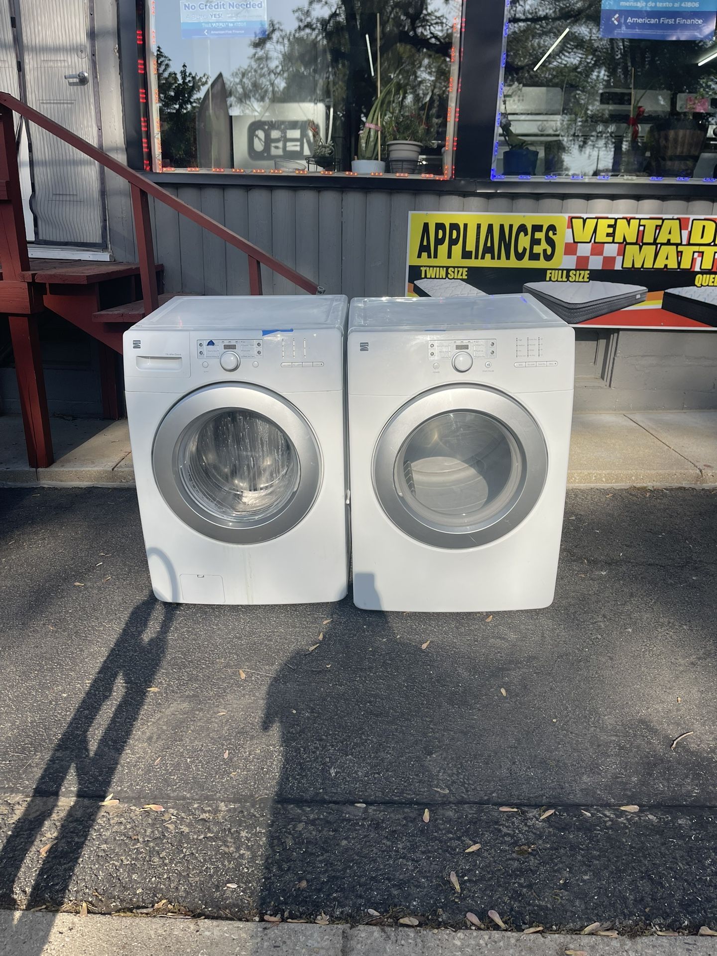 gas dryer and washer