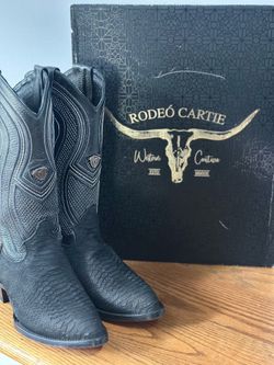 Rodeo Cartie MEN'S SIERRA PYTHON J TOE COWBOY WESTERN BOOT