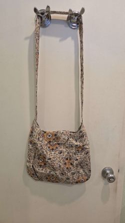Handmade Floral Fabric Crossbody Shoulder Bag