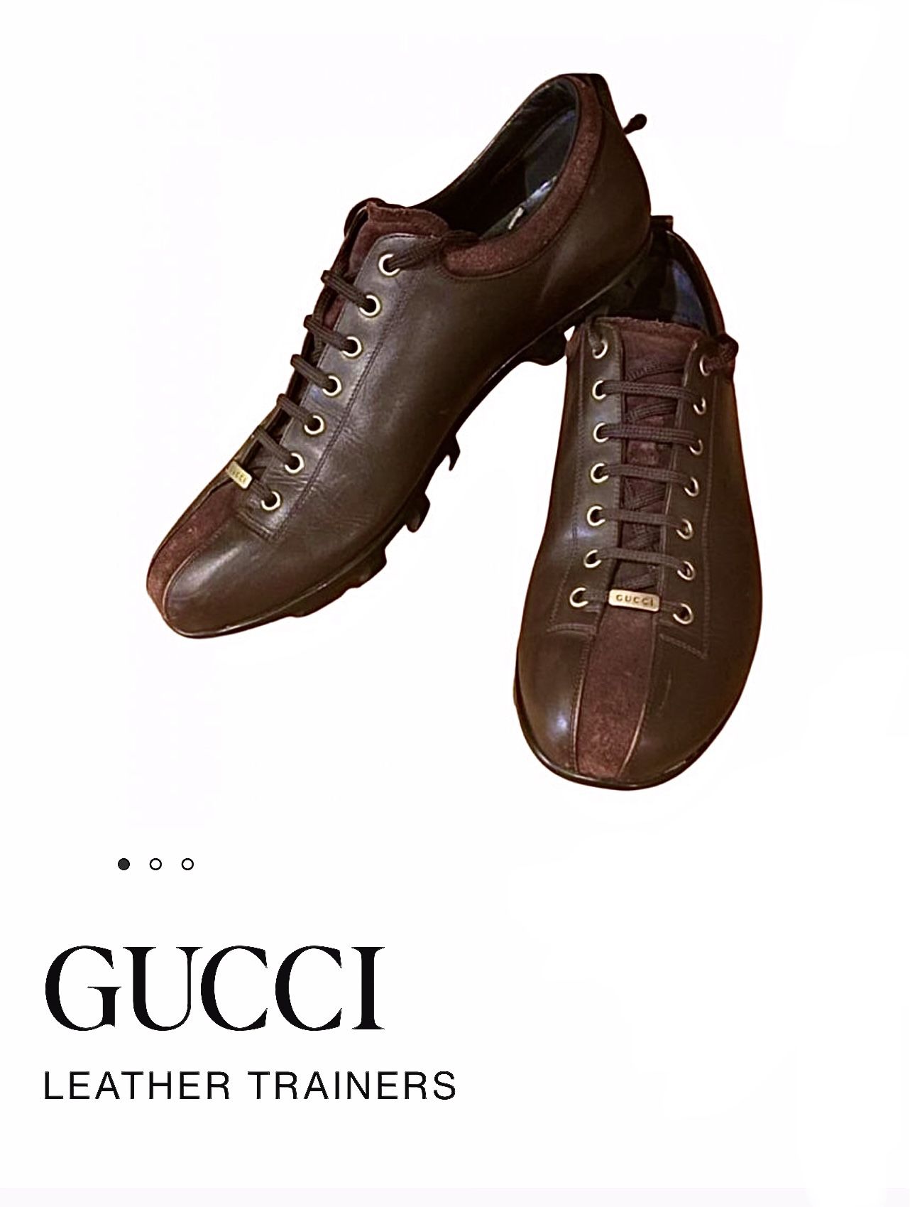 Gucci Leather Trainers