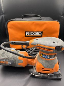 Ridgid R2501 1/4 Sheet Sander Orange