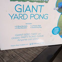Giant Yard Pong 
