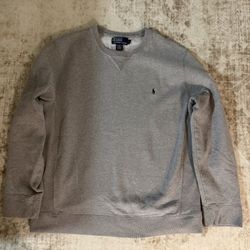 Men’s Polo Grey Crewneck 