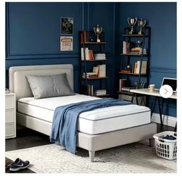 Avenco Twin Medium Firm Hybrid Gel Infused Memory Foam 8 in. Bed-in-a-Box Mattress