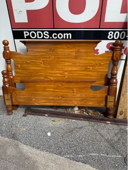 Full size bed.
