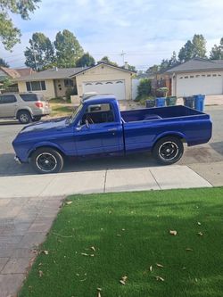 Classic Chevy C10 Pickup Truck Blue