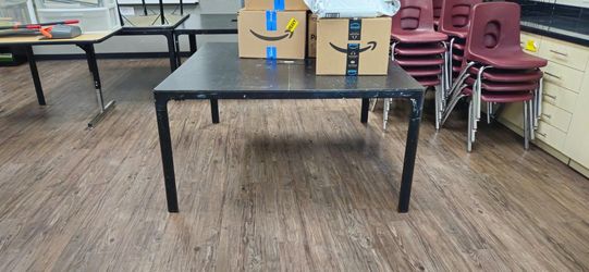 black table
