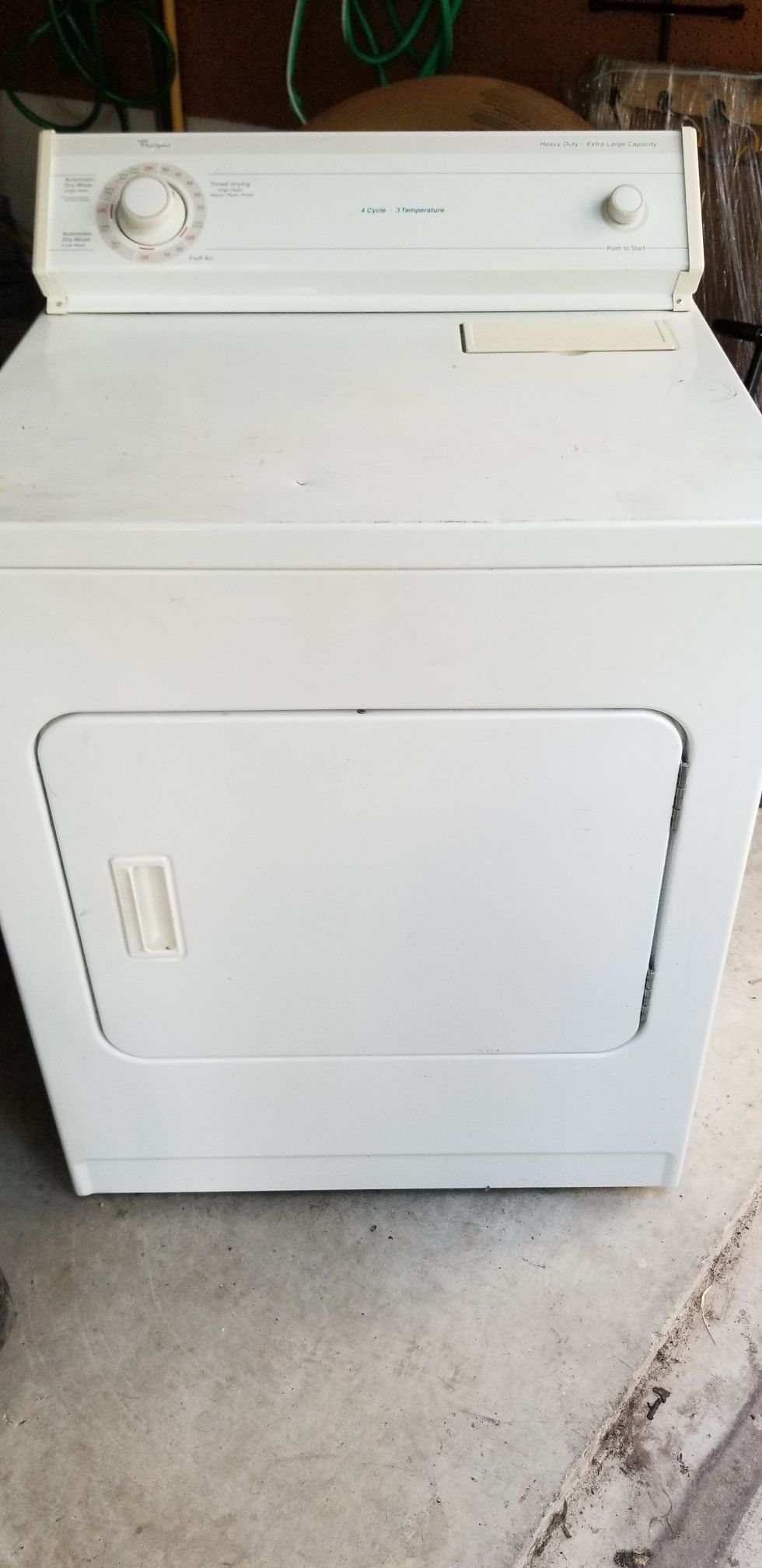Whirlpool Heavy duty extra capacity & energy efficient electric dryer