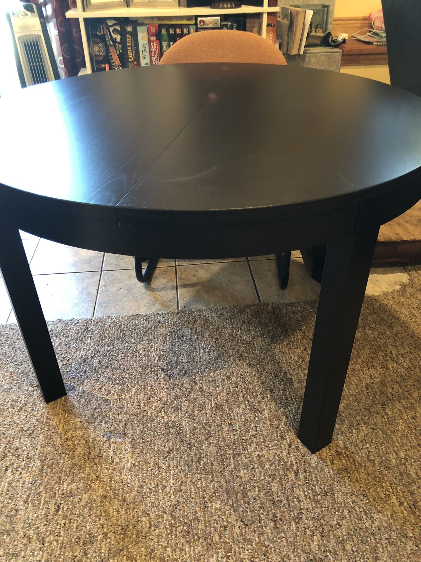 IKEA Espresso Extendable dining table Round/Oval seas up to 6