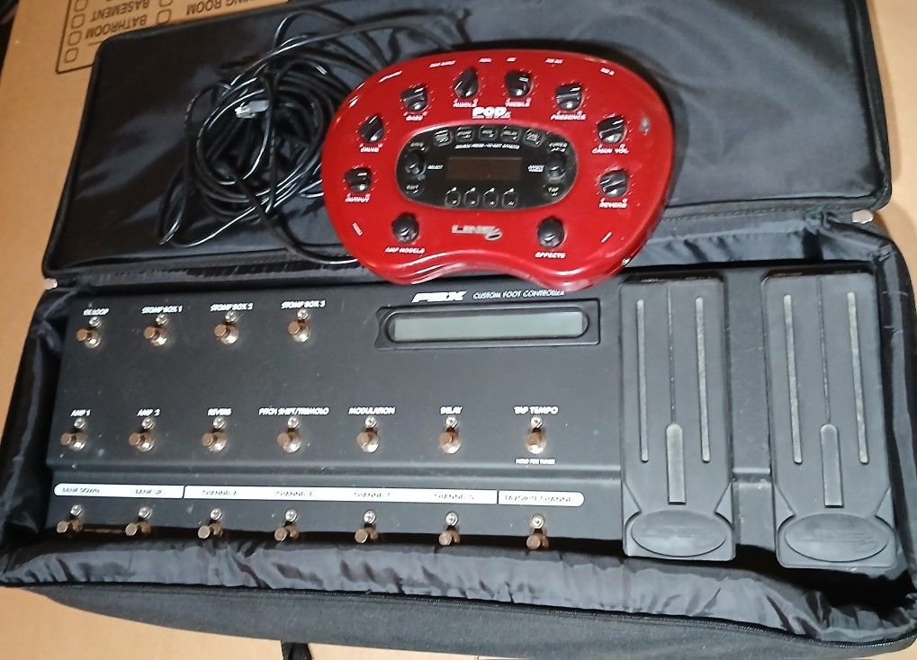 Line 6 POD XT with FBX Custom Foot Controller