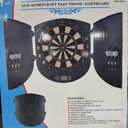 Brand New In Box - Sportcraft Electronic Dartboard 