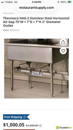 Thermaco HAG-2 Horizontal Air Gap