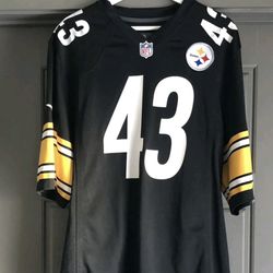 Steelers Football Jersey Polamalu Jersey Fully Stitched (Small To 3X)
