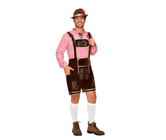 Men's Oktoberfest Red/brown Costume XL