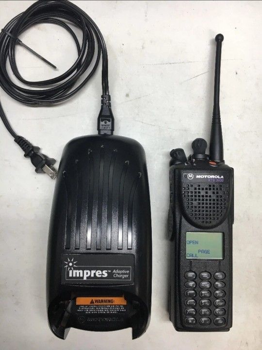Motorola XTS 3000 VHF 136-174mhz P25 Radio Police Scanner W/ Santa Cruz County Programed 