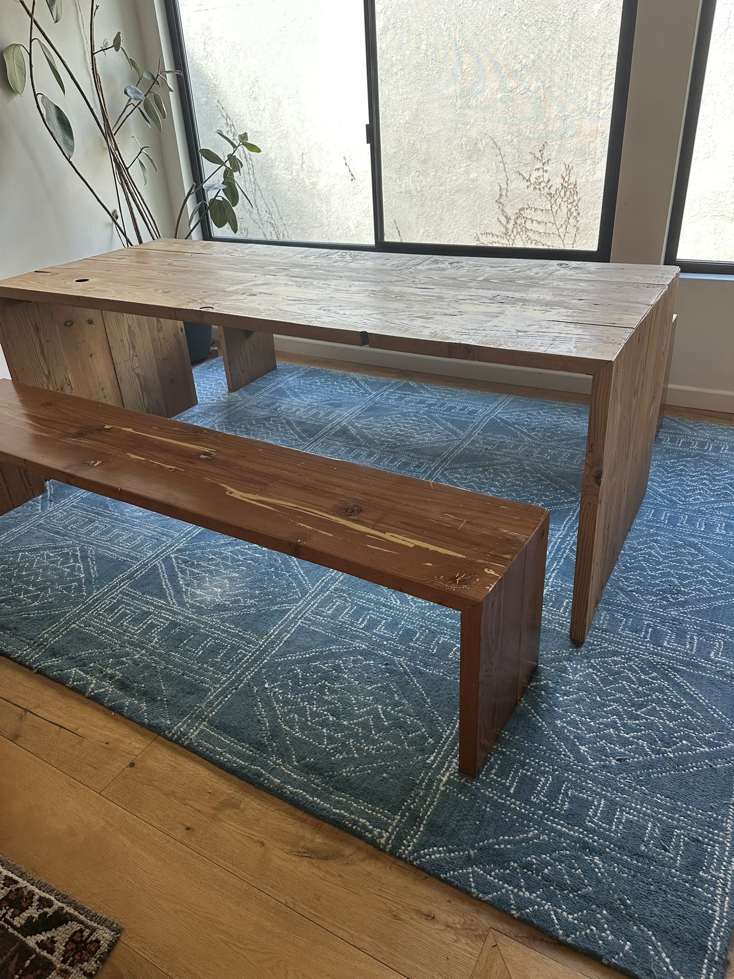 Table and carpet