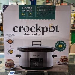 Brand New Crockpot 6qt W/ 2.5qt Split 