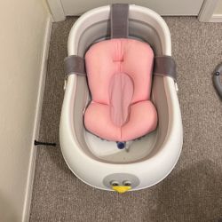 Silicone/plastic Pop out Baby Bath