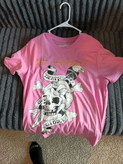 pink Ed Hardy "Death or Glory" t
