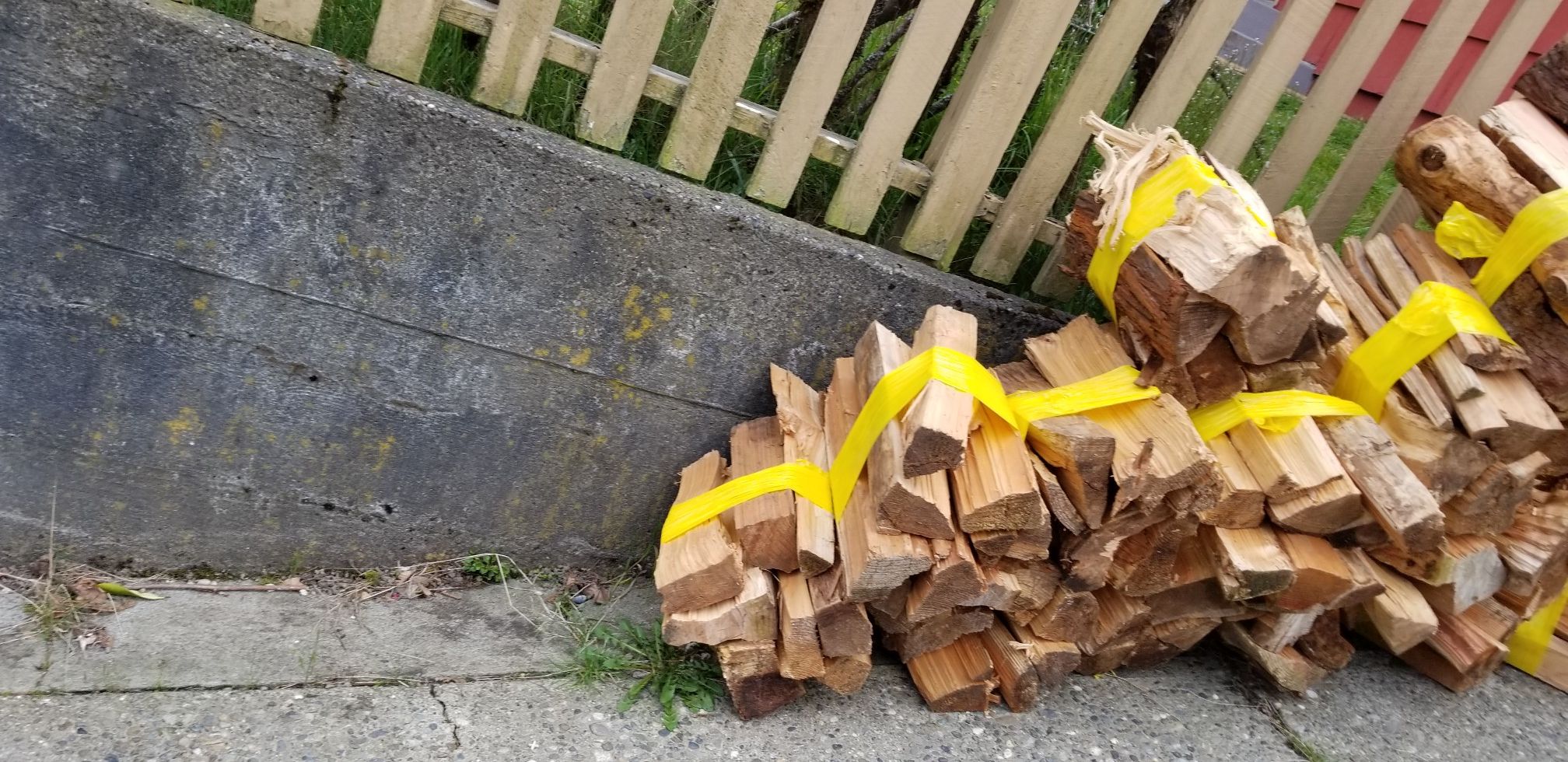 Bundles of dry-seasoned firewood (Ask about delivery)