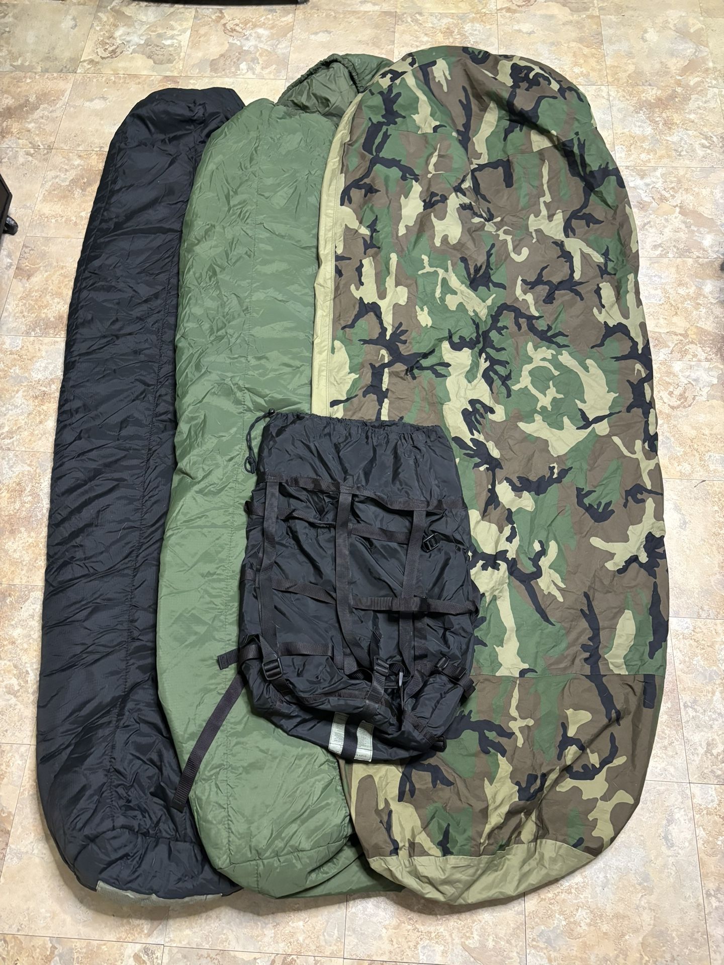 Military Issued Modular Sleeping System