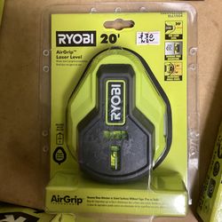 🧰🛠RYOBI 20' AirGrip Laser Level-NEW!-$30!🛠🧰