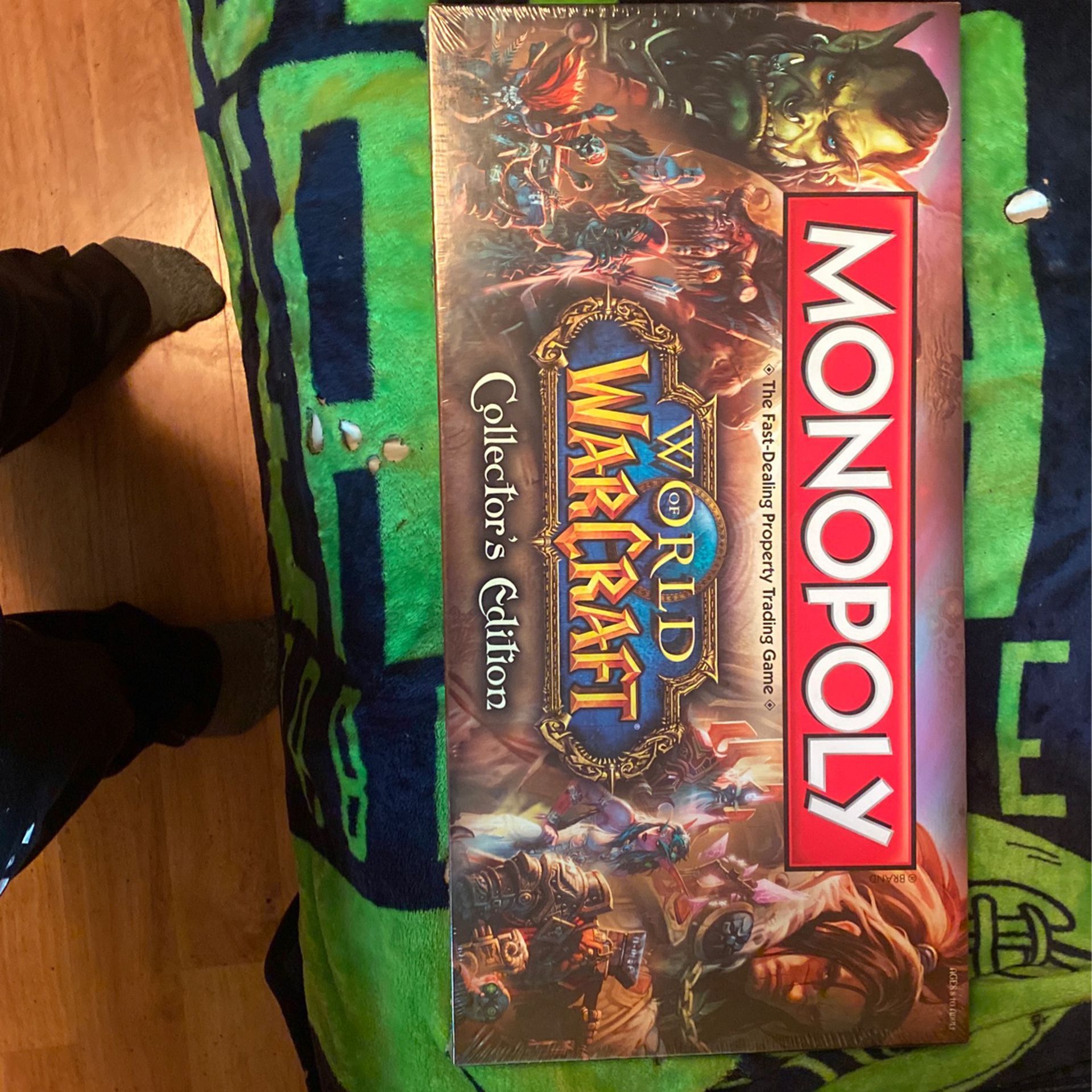 World Of Warcraft Collectors Edition Monolopy VERY RARE in Plastic Stil
