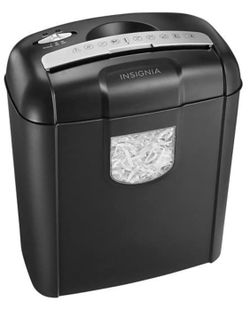 Insignia 6-Sheet Crosscut Shredder (NS-PS06CC) Blac