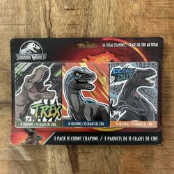 Jurassic Park Crayons