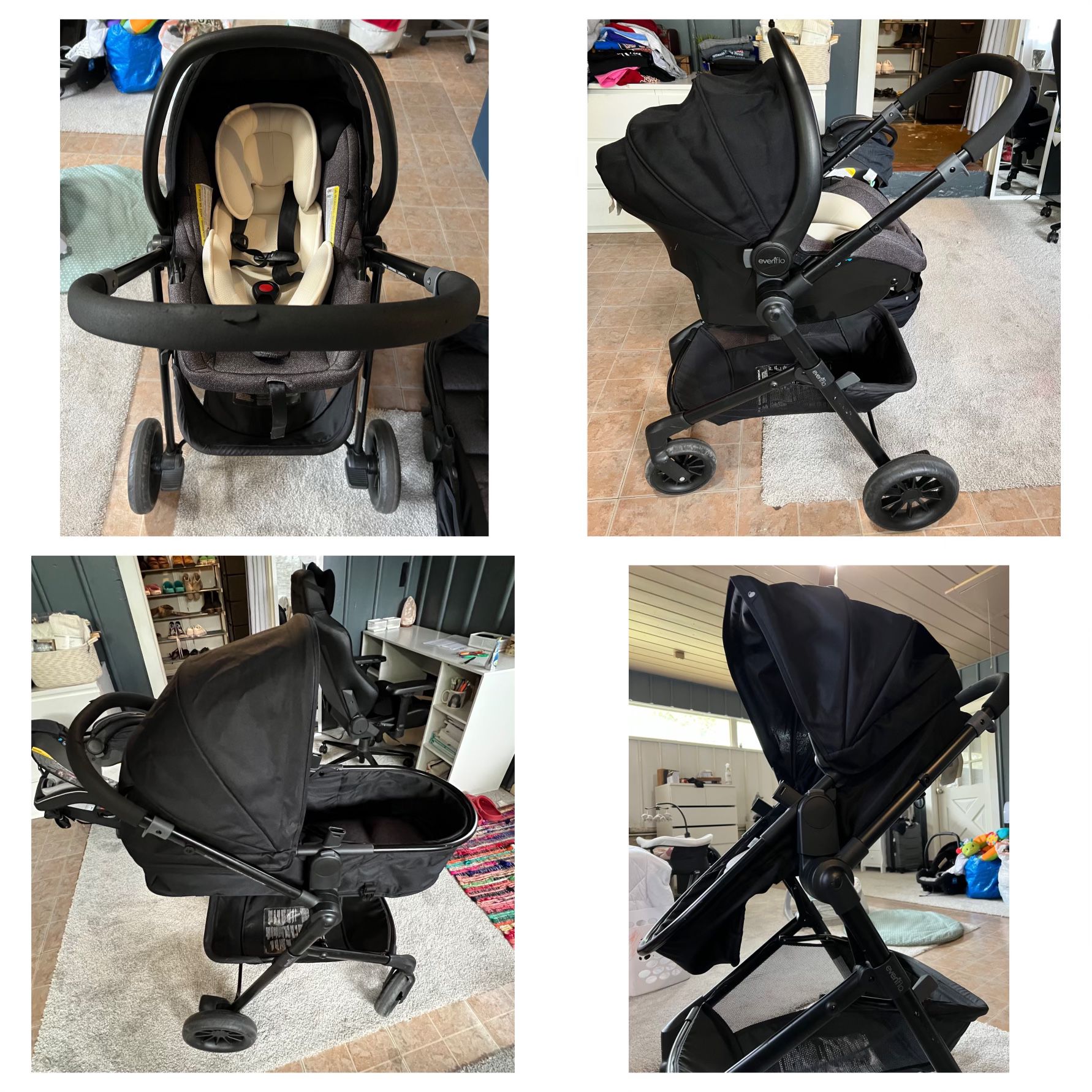 Car Seat And  Stroller Combo