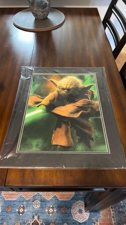 Yoda Return of the Jedi Poster / Frame