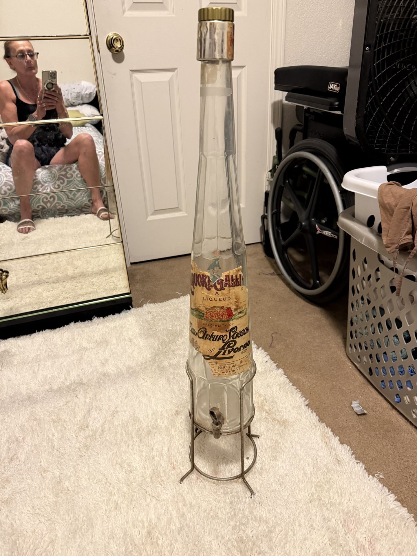Old liquor bottle