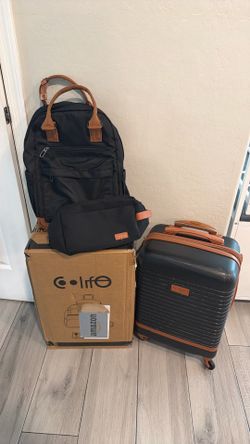 Luggage set carry on suitcase 3 piece