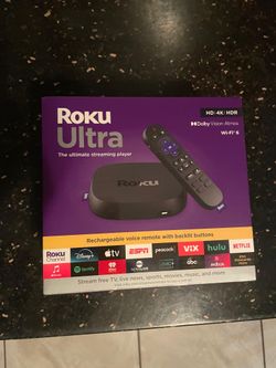 New Roku Ultra 4k Streamer