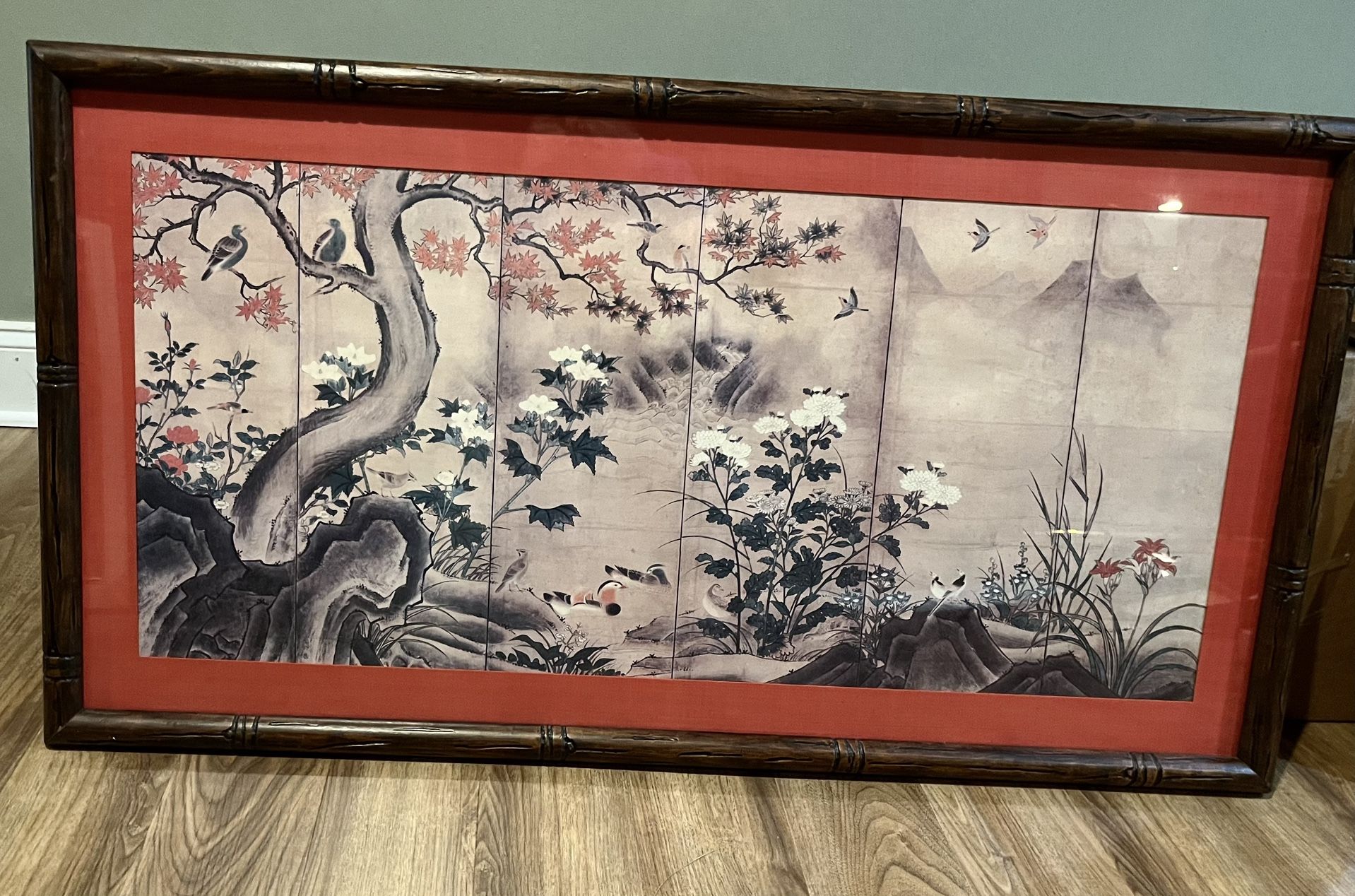 Print In Wooden Frame With Glass