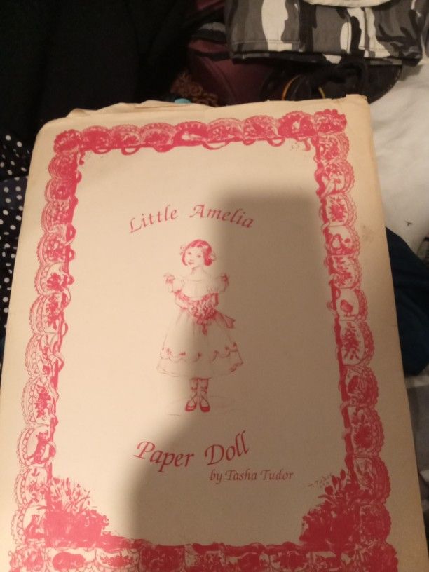 Paper Dolls And A Hand Drawing 1990 Vintage