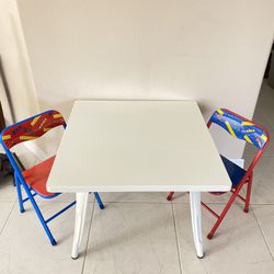 Kids Metal Table And Chairs 