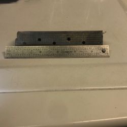 Small Metal Snap On 6” Ruler