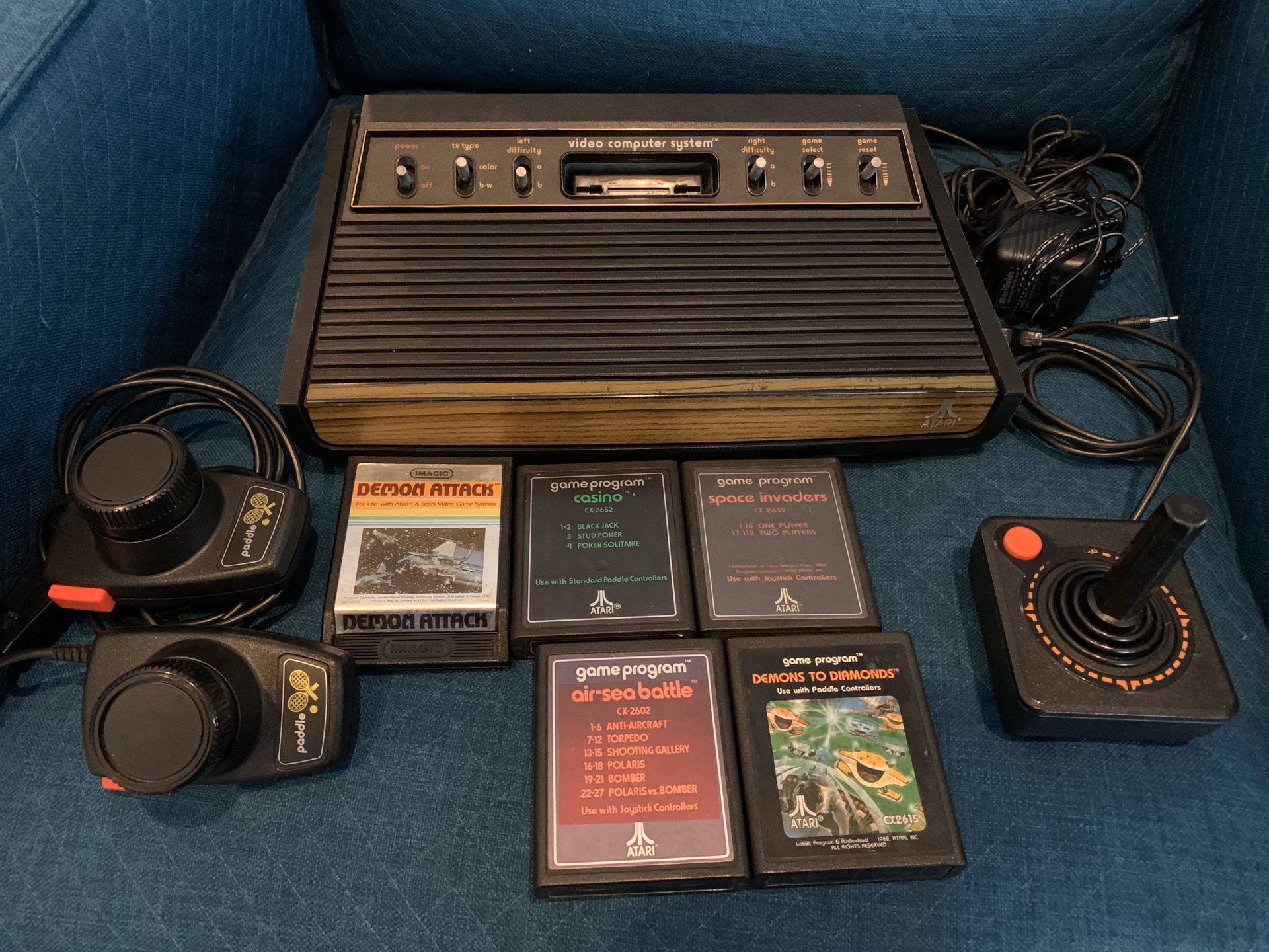 Original Atari 2600 + Games