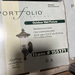 Outdoor Wall Fixture Open Box 