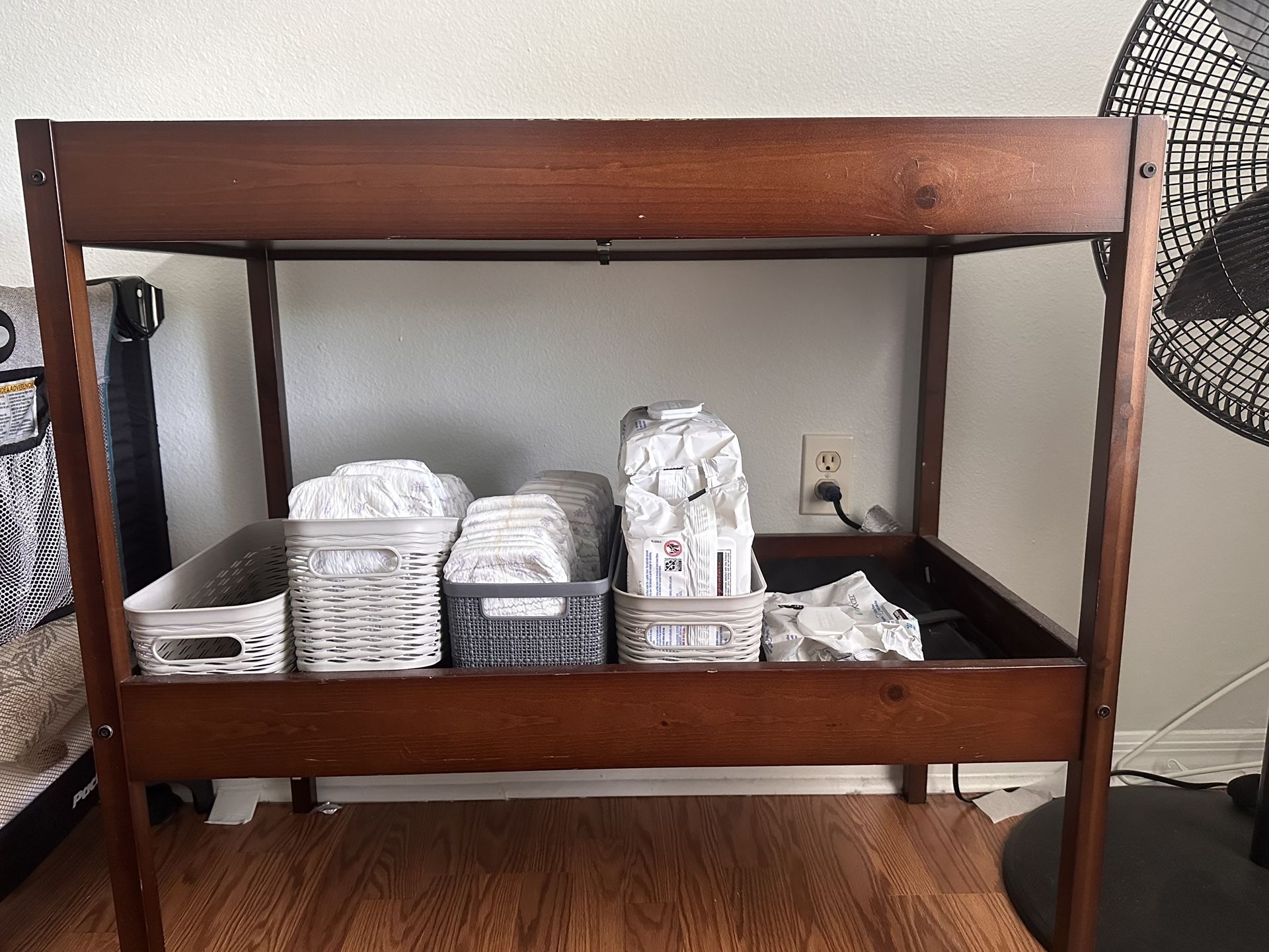 Sturdy Brown IKEA Changing Table
