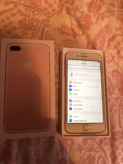 iPhone 7 Plus 256gb ROSEGOLD factory unlocked
