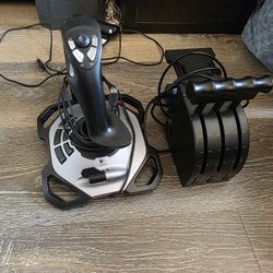 Flight Sim Yoke And Throttle