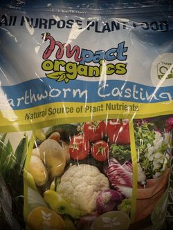 Organic Earthworm Castings 12lbs
