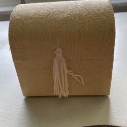 Musical Friendship Box With Glass Teddy And Butterfly 